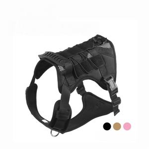 Harnais pour <span class=keywords><strong>chien</strong></span> de travail en extérieur, maille respirante avec clip frontal et point d'attache pour laisse - Product Image 6