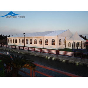 Tente de réception extérieure blanche en alliage d'aluminium imperméable quatre saisons pour mariage - Product Image 3