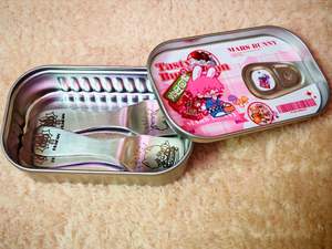 Özel renk ve Logo düz ambalaj teneke konteynerler düz Metal kasa kare kutu menteşeli Metal kutu hediye için - Product Image 2