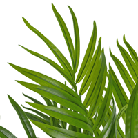 Palmier artificiel en plastique de haute qualité de 150 cm avec des feuilles réalistes, plante artificielle en pot pour la décoration de la maison et du bureau