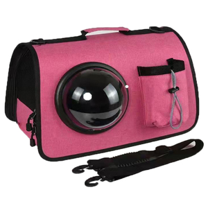 Borsa Trasportino per Animali Domestici a Capsula, Traspirante e Pieghevole, Borsa a Tracolla Grande, Borsa a Mano in Rete Traspirante - Product Image 1