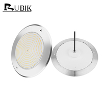 Rubik Upgrade 7,5mm Schlanke Ultradünne 280mm Einteilige 316 Edelstahl IP68 RGB Poolbeleuchtung Wasserdichte Unterwasserlampe Dimmbare Schwimmbadbeleuchtung