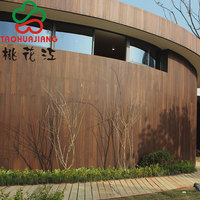 Panneaux muraux en bambou carbonisé élégants pour un revêtement mural durable et élégant Solutions de décoration écologiques