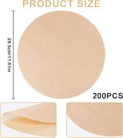 Papel Antiadherente para Freidora de Aire, para Hornear, Asar y Cocinar, Material Seguro para Alimentos