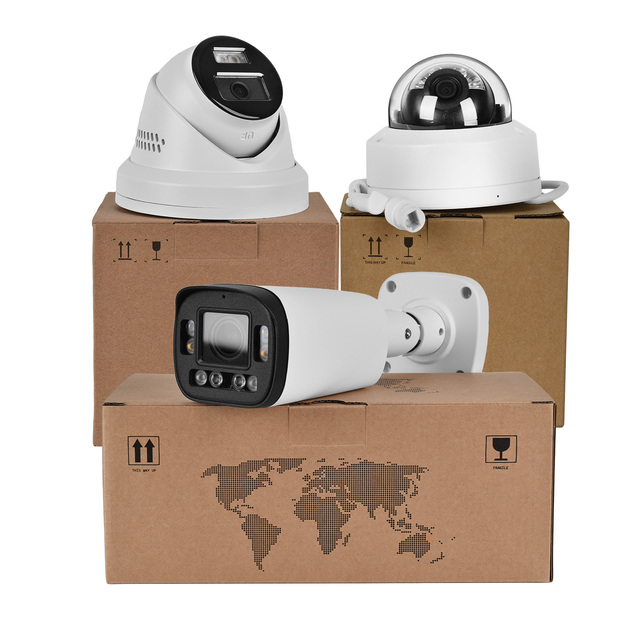 In Stock Custom OEM Hik 4MP 5MP 8MP Ip Camera Smart Hybrid Full Color Turret Dome Bullet Varifocal POE Security Network Camera