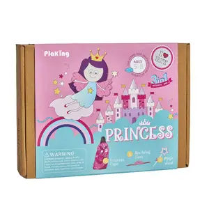 2021 artes y manualidades temáticas de princesa para niñas, haga una Tiara de capa y varita, el mejor regalo para niñas de 4 5 6 7 8 años 3 Craft Pro
