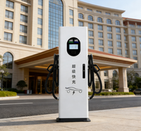 Station de recharge rapide pour véhicules électriques 120 kW DC, qualité commerciale pour les stations-service autoroutières