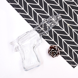 Botella de vidrio en forma de pistola de 250 ml, líquido de uso especial con corcho o tapón de rosca, decoración de cerveza <span class=keywords><strong>para</strong></span> uso doméstico - Product Image 6