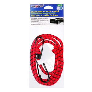 Maxeed Standard Elastic Cord 8Mm X 120Cm With <b>Hook</b> For <b>Car</b> Saddle Tie Down - Product Image 2