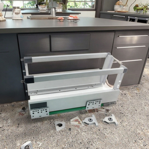 Linsont H151 Mở Rộng Đầy Đủ Mềm Đóng Cửa Kim Loại Ngăn Kéo Trượt Duy Nhất Vuông Thanh Đường Ray Cho Nhà Bếp Phòng Ngủ Ăn Uống Khách Sạn Hiện Đại Sử Dụng - Product Image 6