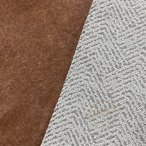 Tela de lujo 380gsm Poliéster Chenille Tela de tapicería Lisa para muebles de interior - Product Image 6