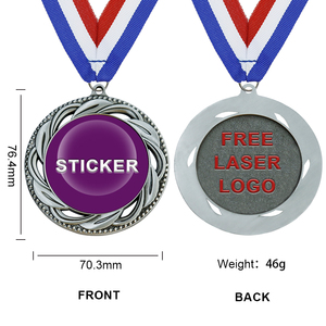 Direct Manufacturer Bulk Order Personalized 3D Blank Medals with Custom <b>Ribbon</b> for Sports Events - Product Image 4