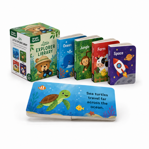 Livre cartonné découpé sur mesure avec silhouettes, papier C2S, pelliculage brillant, livraison rapide garantie pour l'entraînement des habiletés motrices des tout-petits - Product Image 3