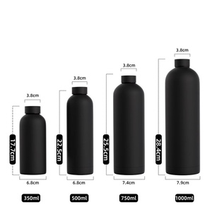 Bottiglia d'Acqua Ecologica in Acciaio Inossidabile, Classica Bottiglia per Bevande, Bottiglie d'Acqua Personalizzabili - Product Image 5