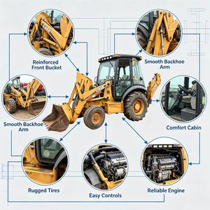 <span class=keywords><strong>รถ</strong></span>ตักล้อยาง KATOCASE 420FJ แบบแบค<span class=keywords><strong>โฮ</strong></span>/สกิดสเตียร์ ยี่ห้อ Yuchai พร้อมอุปกรณ์ทำงาน 25+ ชิ้น แรงยกสูง ความจุบุ้งกี๋ 1.35 เมตร - Product Image 2