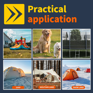 14.5 pouces extérieur cour Camping chien laisse chiot animal de compagnie métal ancre sol ancre spirale vis pointe pour jardin balançoire auvent hangar - Product Image 5