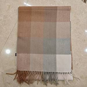 Cashmere Shawl Custom Logo Solid Color <b>Wool</b> Cashmere Scarf Winter Warm Long <b>Wrap</b> Muffler Factory Direct Wholesale - Product Image 2