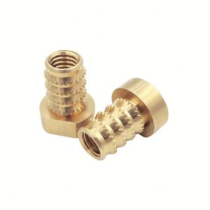 Inserts filetés moletés en laiton M3 M4 M5 M6 M8 pour plastique - Product Image 2