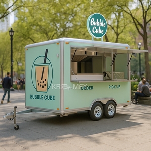 Carrito de Café para Cocina Totalmente Equipado, Remolque Móvil de Bebidas para Venta de Jugos, Camión de Comida - Product Image 4