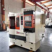 Rectificadora de Superficies Horizontales CNC de Alta Precisión con Sistema FANUC y Mesa Rotatoria para Piezas Ópticas