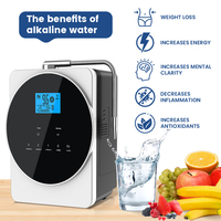 5/7/11 plaques ioniseur d'eau Machine produit pH 4.5-10.5 eau acide alcaline technologie japonaise Kangen Machine à eau pour la santé