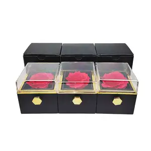 Factory Supply Golden Supplier Round Paper Box For Flower