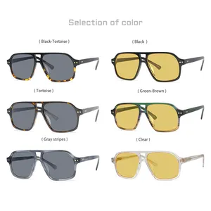 Fashionable Personalized Sunglasses Vintage Men And Women Nylon Lenses Handmade Glasses