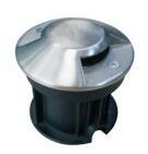 Lumière LED encastrée pour jardin, terrasse, piscine, étanche IP68, en acier inoxydable, 3W, 100 mm, blanc chaud, enterrée