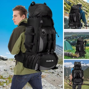 <strong>Large</strong> Capacity 90L Backpack Men Women Portable Nylon Polyester Material Hiking Camping Leisure Sports Travel Outdoor <strong>Rucksack</strong> - Product Image 3
