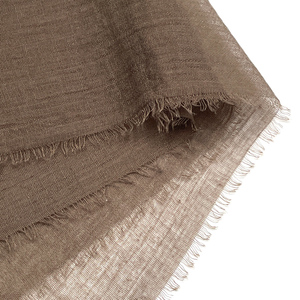 Pañuelos y chales ligeros de poliéster marrón liso, delgados, lisos, estilo hijab dupatta, con efecto degradado, para mujer, tendencia 2026 - Product Image 2