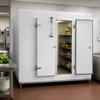 Modulaire walk-in koelcelopslag met automatische bediening, concurrerende prijs voor verse voedingsmiddelen, diepvriesvlees en toepassingen in de koudeketen