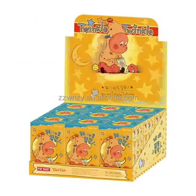 Wholesale for POP MART Twinkle Twinkle Series 9PCS/1SET Cute Animal Figurines Mystery Box 9PCS/1SET POPMART Blind Box