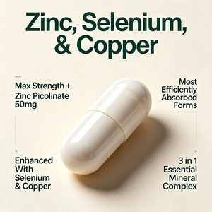 OEM High Absorption Mineral Formula <strong>Zinc</strong> Picolinate <strong>Copper</strong> Complex Capsules <strong>Supplement</strong> with Selenium <strong>Copper</strong> - Product Image 2