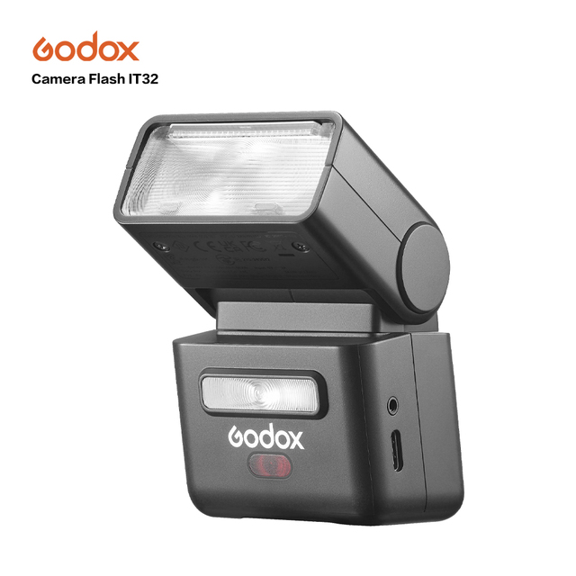 Godox IT32 Camera Flash Built in Trigger TTL HSS Touch Screen Wireless Off Camera Kit Magnetic Fast Conversion Release USB-C