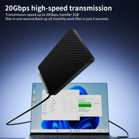 DOONJIEY USB3.2-Vollfunktions-Datenkabel mit faltbarem Ständer, PD100W-Ladefunktion, Typ-C-Kabel für Telefon und Laptop