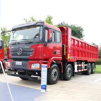 Shacman murah bagus 8x4 truk sampah Euro 3 bahan batu pasir truk sampah untuk dijual