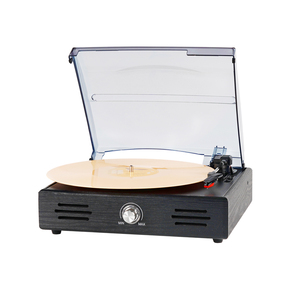 Tocadiscos de Vinilo de Madera con Bluetooth, Reproductor de Discos LP con Altavoces Estéreo, Velocidades 33/45/78 - Product Image 1