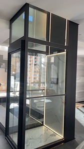 Ascensor Residencial <span class=keywords><strong>para</strong></span> Casa, Elevador <span class=keywords><strong>para</strong></span> Villa, Pequeño Ascensor Residencial de 2-4 Pisos, Ascensor Hidráulico/de Tracción por Tornillo Personalizado <span class=keywords><strong>para</strong></span> Interiores y Exteriores - Product Image 3