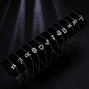 Pendentif Horoscope Unique en argent plaqué or pour femmes, 12 signes du zodiaque, astrologie, bijoux de collier - Product Image 6