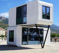 OFFRE SPÉCIALE PRINTEMPS 2026 : Maison Modulaire Conteneurisée APPLE CABIN avec Terrasse Enveloppante, Jardin, Coin Petit-Déjeuner et Salle de Bain avec Vue pour Propriétaires