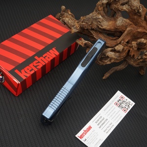สำหรับมีดแคมป์ปิ้งรุ่น KS9000 T-OF! ด้ามจับอะลูมิเนียมสำหรับอุตสาหกรรมการบินและอวกาศ + ใบมีดเหล็ก D2 แบบปลายแหลม คม ทนทาน ขนาด 21.8 ซม. DIY OEM - Product Image 4