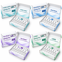 Boîte d'emballage personnalisée pour stylo injecteur PPepti avec doublure en EVA, boîte de rangement pour aiguilles médicales, boîte pliable pour avion avec impression