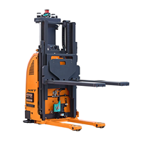 Chariot de remorquage électrique AGV Laser Logistics Robot Efork de haute qualité AGV 1.2Ton Robot mobile empilable double face