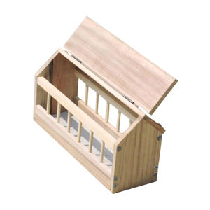 Mangeoire à oiseaux en bois de haute qualité pour poulets et pigeons Utilisation intérieure/extérieure Marque ZF Modèle ZF-140 - Product Image 2