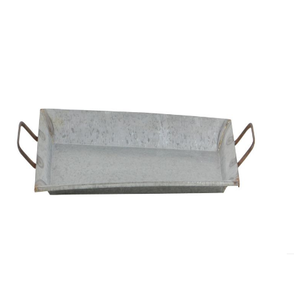 Dernier design de plateau de service Décoration intérieure Poignée en corde Plateau décoratif galvanisé Bar Fête Mariage Décor festif - Product Image 6
