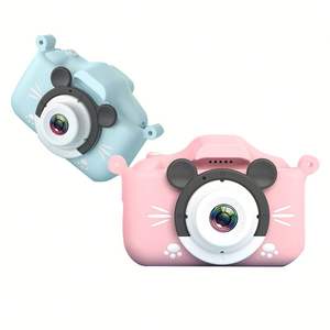 Cámara Digital Mini para Niños con Pantalla HD de 2 Pulgadas, Recargable, con Sensor CMOS y Gran Angular de 180°, Regalo Infantil para Fotografía al Aire Libre - Product Image 1