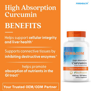 Tablet Kurkumin Kontrak Manufaktur Kompleks Kunyit C3 Bioperine <span class=keywords><strong>Wild</strong></span> 99% Bebas Gluten 1000mg Custom OEM/ODM Label Pribadi - Product Image 2