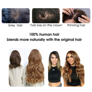 Extensiones <span class=keywords><strong>de</strong></span> <span class=keywords><strong>Cabello</strong></span> Humano Virgen Europeo con Base <span class=keywords><strong>de</strong></span> Seda, Clip, Kosher Judío, Medias Pelucas <span class=keywords><strong>para</strong></span> Mujeres con <span class=keywords><strong>Cabello</strong></span> Fino, Aspecto Natural del Cuero Cabelludo - Product Image 5