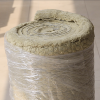 Laine de roche ignifuge et écologique pour l'isolation thermique et phonique des murs et toitures extérieurs, avec revêtement en feuille d'aluminium