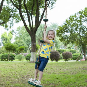 ZOSHINE Siège de balançoire en plastique pour enfants, avec corde et disque d'escalade, pour aire de jeux intérieure et extérieure, idéal pour l'école, le jardin, les fêtes et les vacances - Product Image 3